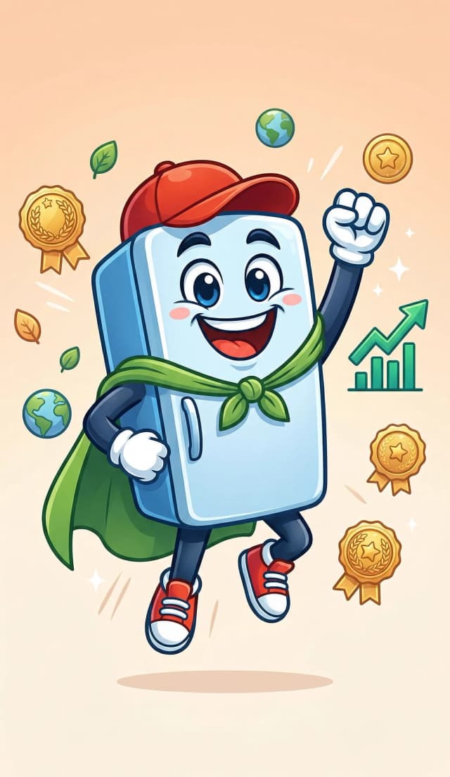 Frigolo as an anti-waste superhero